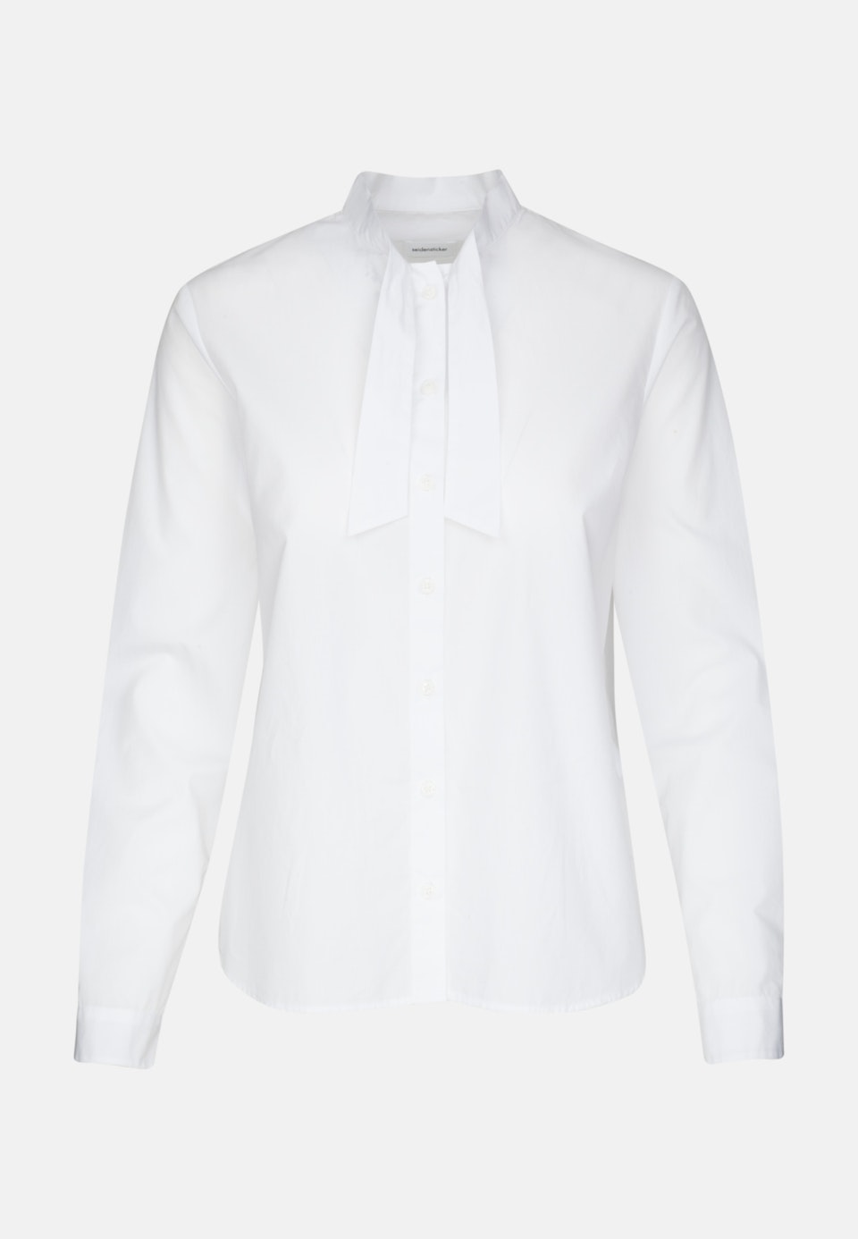 Voile Schluppenbluse aus 100% Baumwolle in Weiß | Seidensticker Onlineshop