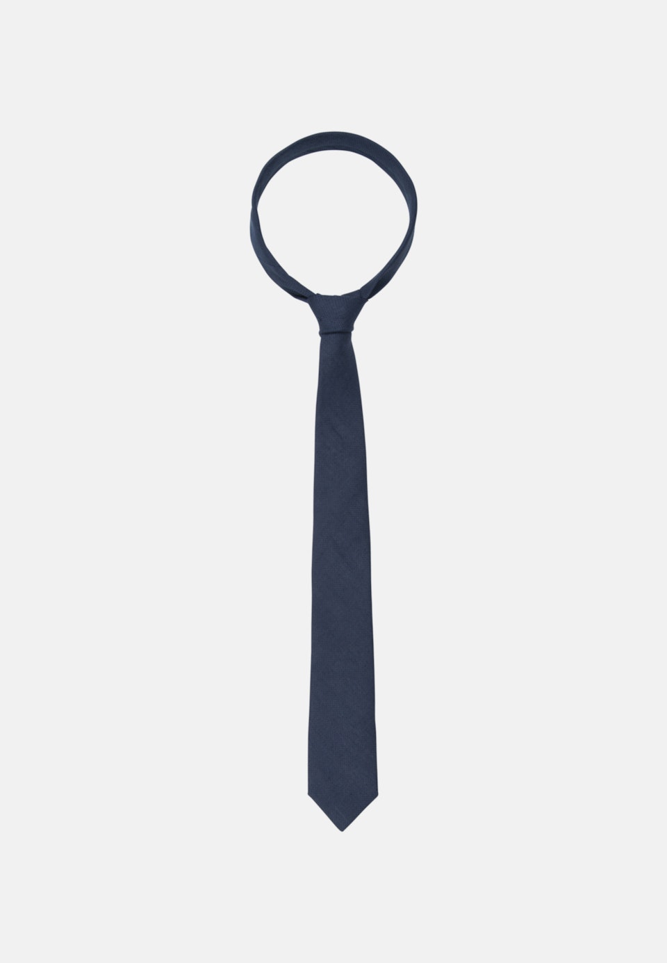 Tie made of 100% Linen 7 cm wide in Dark blue | Seidensticker Onlineshop