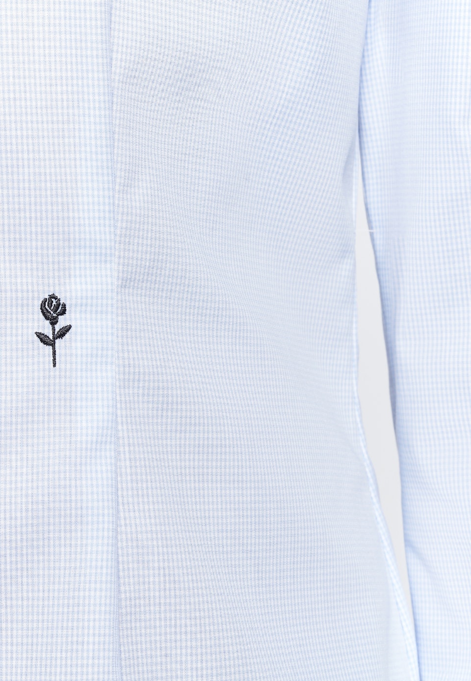 Non-iron Poplin Shirt Blouse made of 100% Cotton in Light blue |  Seidensticker Onlineshop