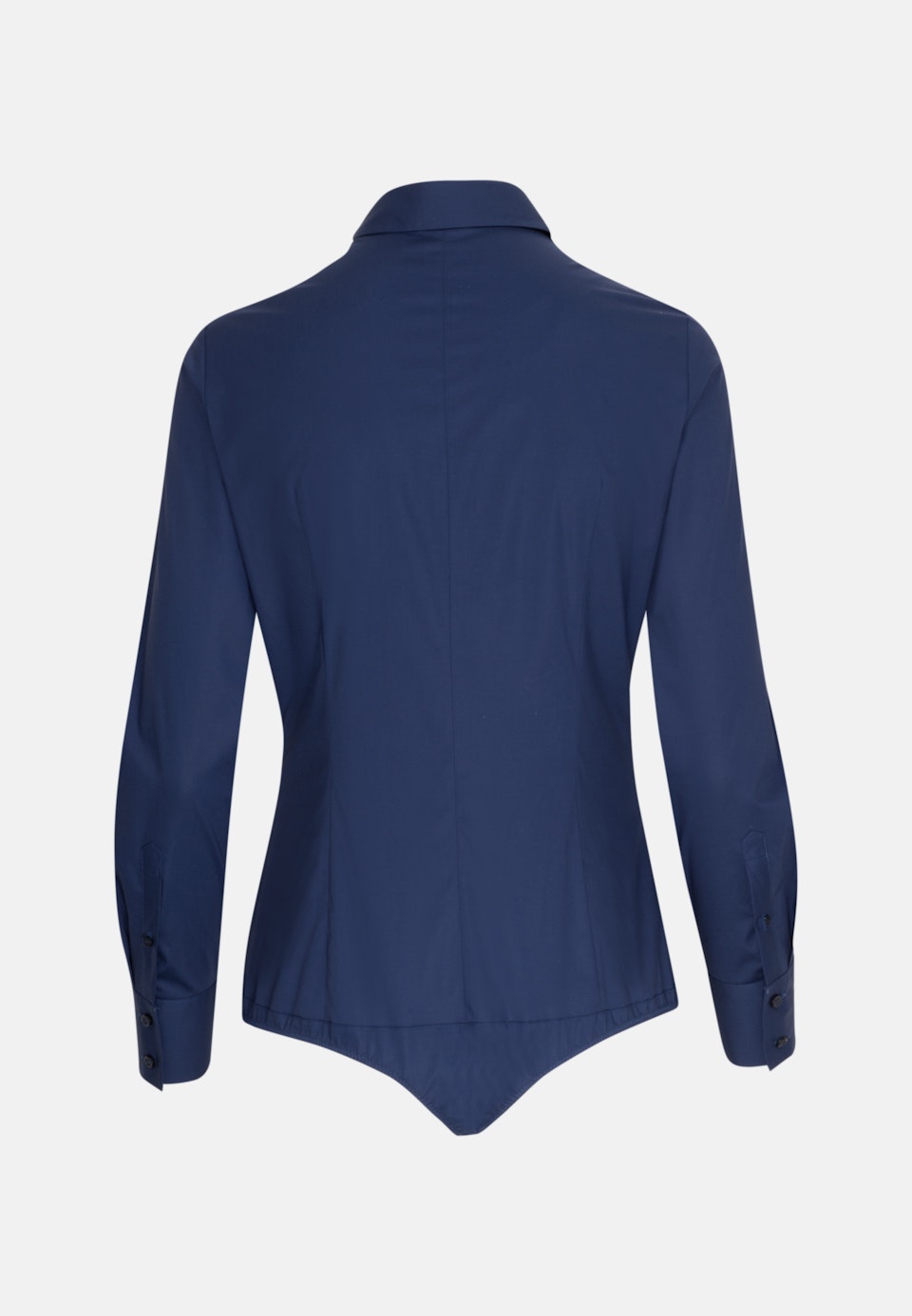 Popeline Bodybluse aus Baumwollmischung in Dunkelblau | Seidensticker Onlineshop