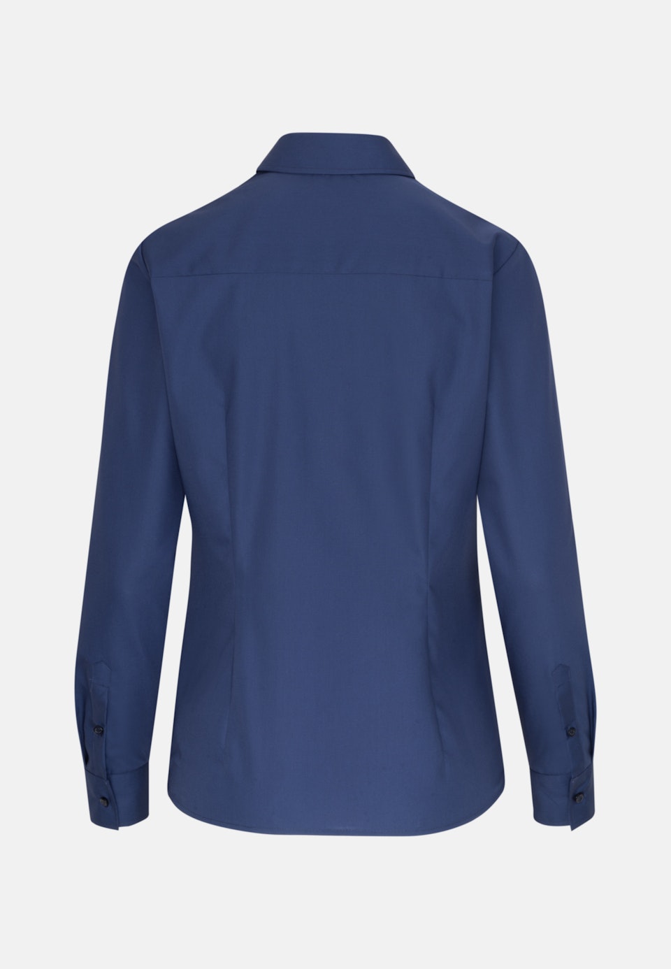 Non-iron Fil a fil Shirt Blouse made of 100% Cotton in Dark blue | Seidensticker Onlineshop