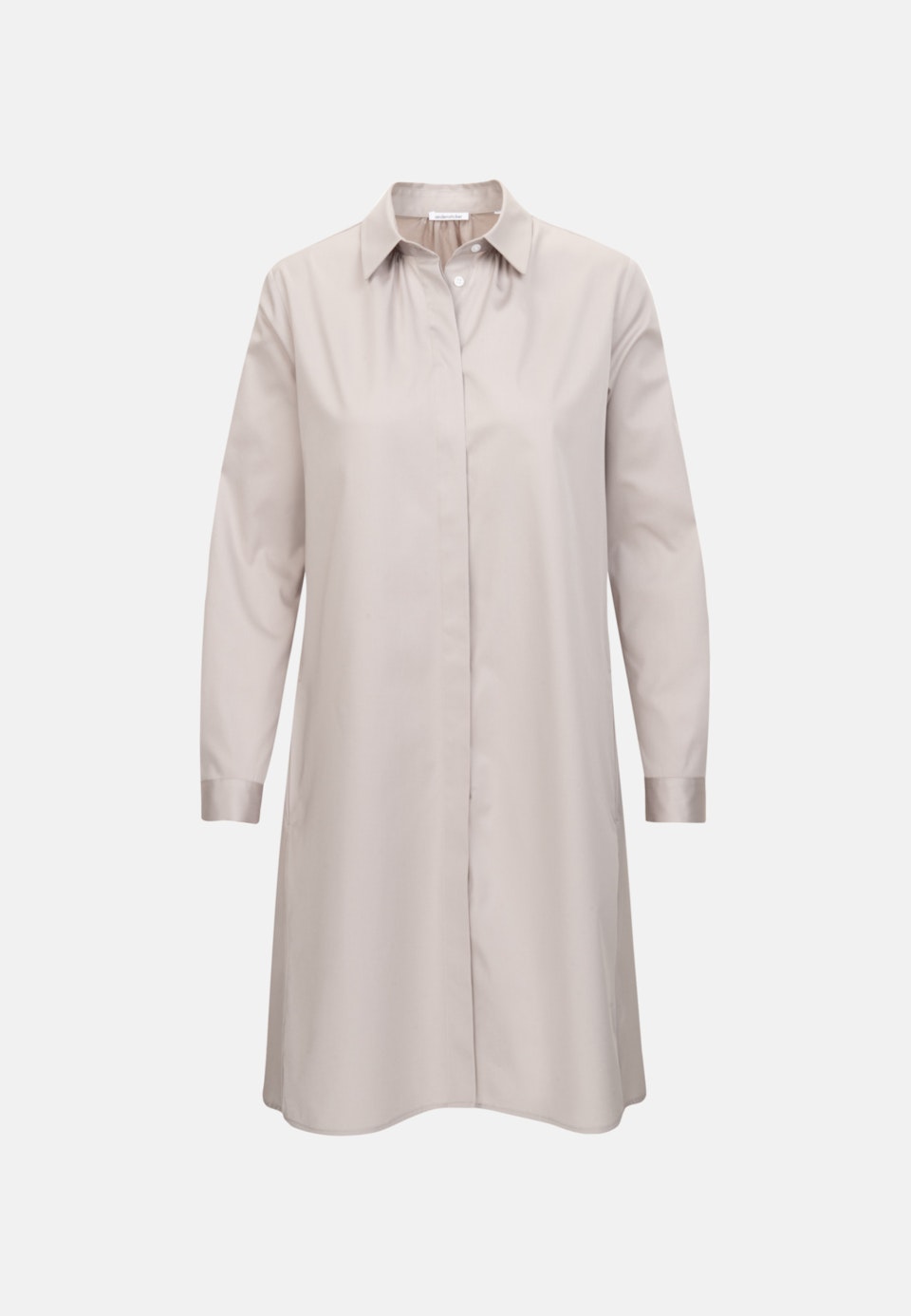 Satin Midi Kleid aus Baumwollmischung in Braun | Seidensticker Onlineshop