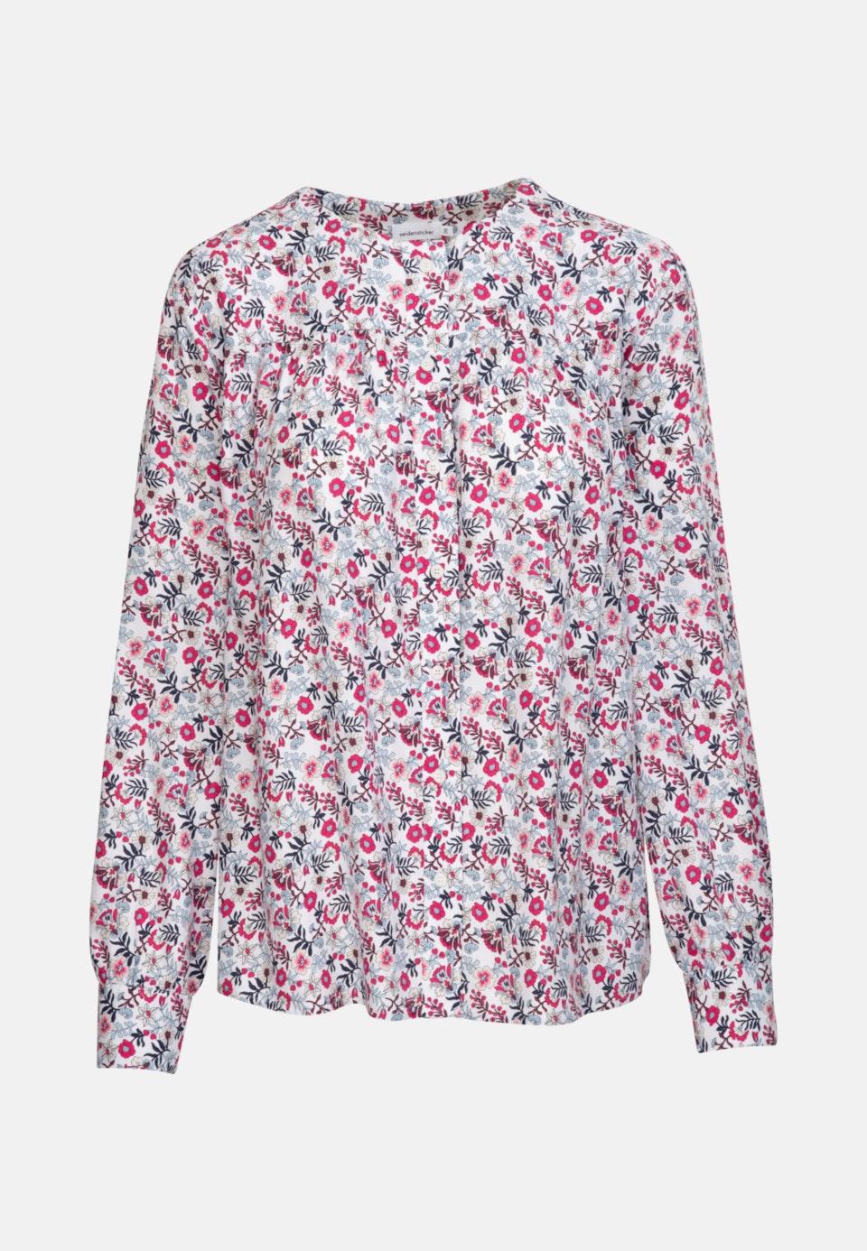 Twill Shirtbluse aus 100% Viskose in Weiß | Seidensticker Onlineshop