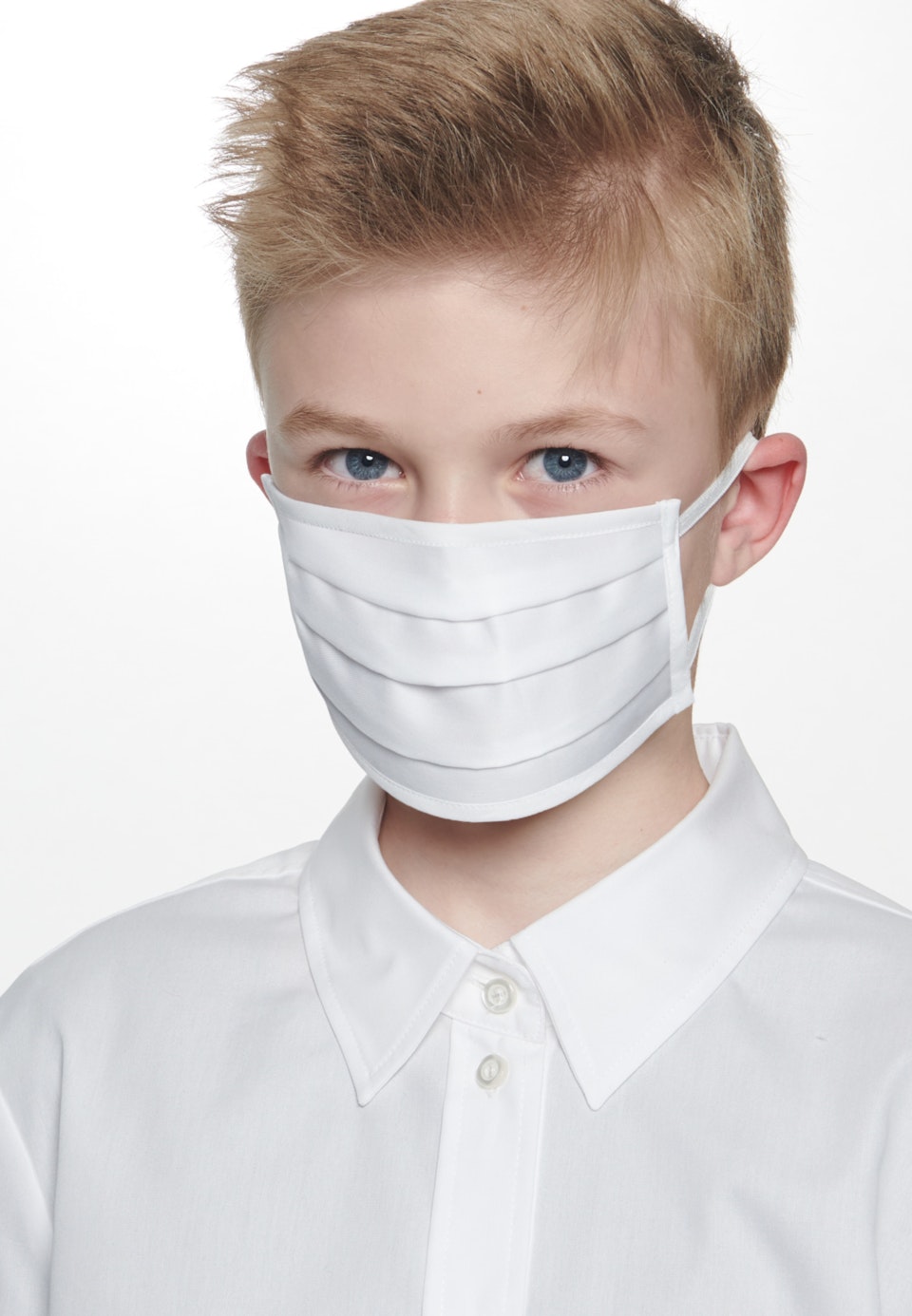 10er-Pack Kinder Mund-Nasen-Masken aus 100% Baumwolle in Weiß | Seidensticker Onlineshop