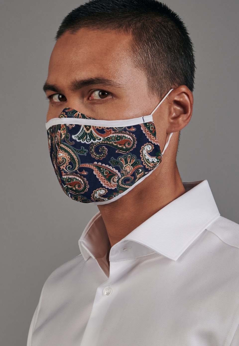 Ten-Pack Mouth and Nose Masks made of 100% Baumwolle in Braun | Seidensticker Onlineshop