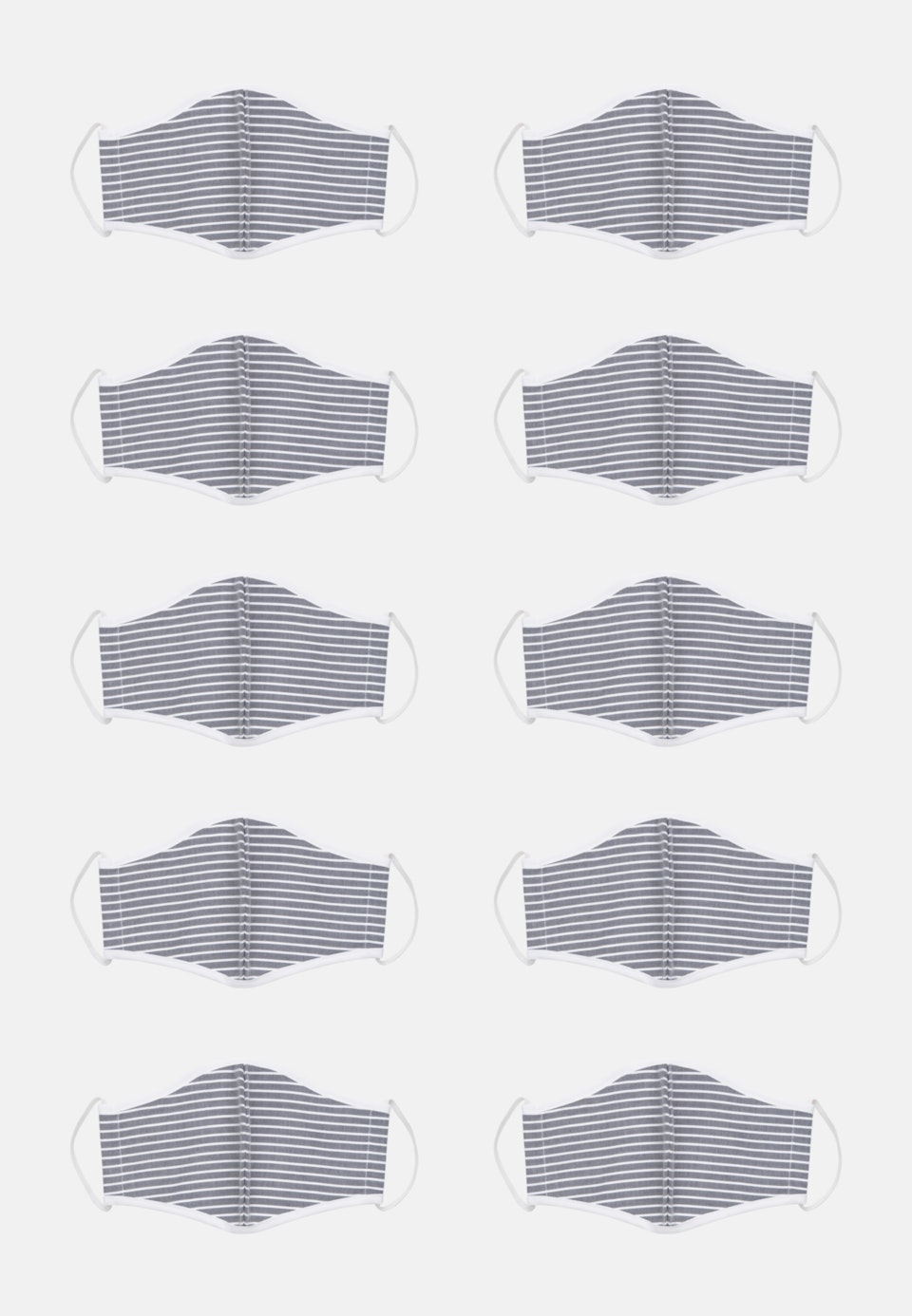 10er-Pack Mund-Nasen-Masken aus 100% Baumwolle in Navy | Seidensticker Onlineshop