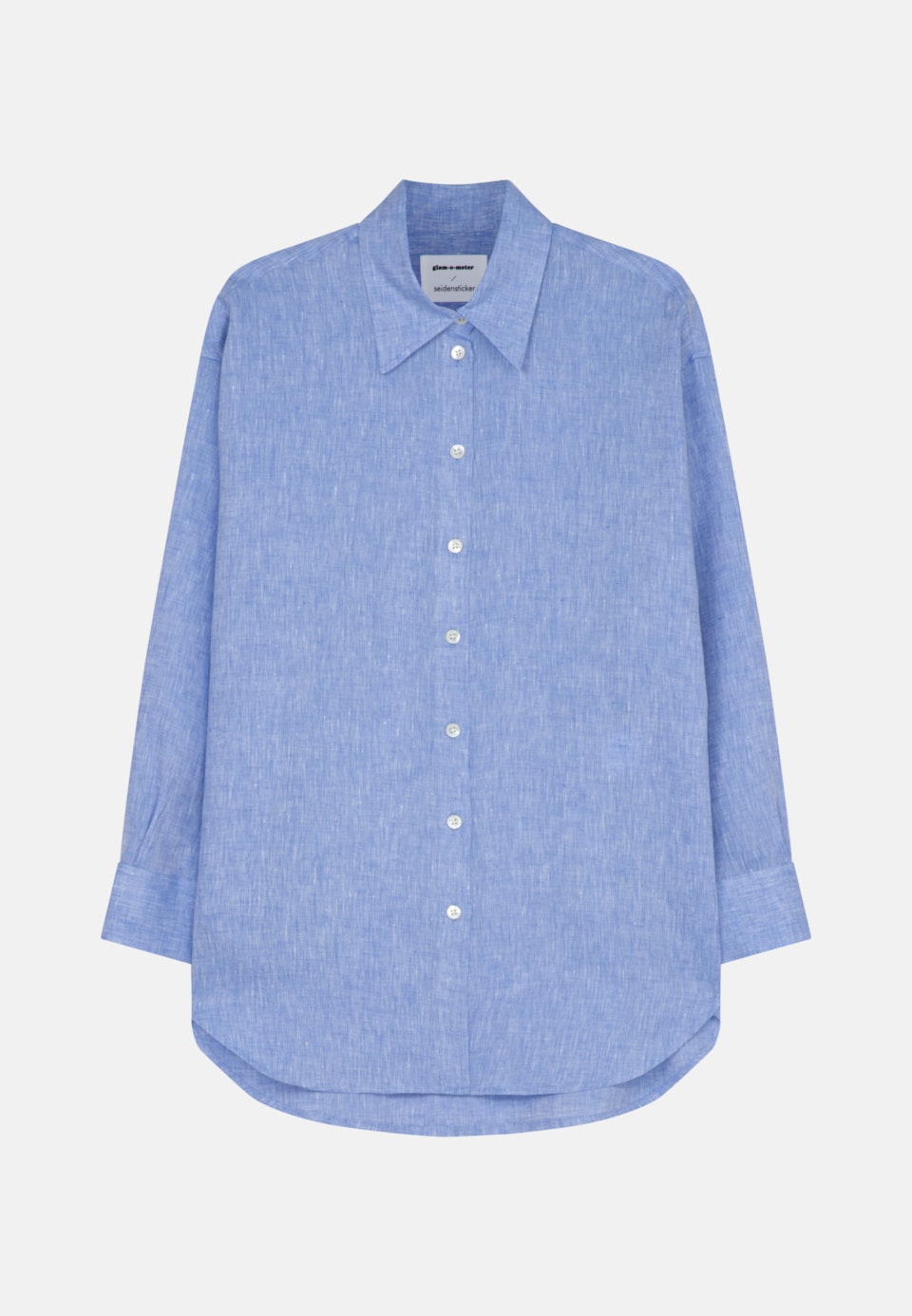 Linen Long Blouse made of 100% Linen in Dark blue |  Seidensticker Onlineshop