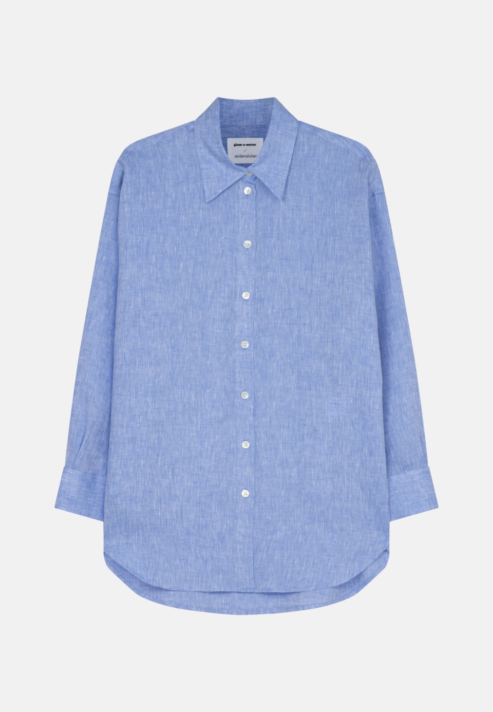 Leinen Longbluse aus 100% Leinen in Dunkelblau | Seidensticker Onlineshop