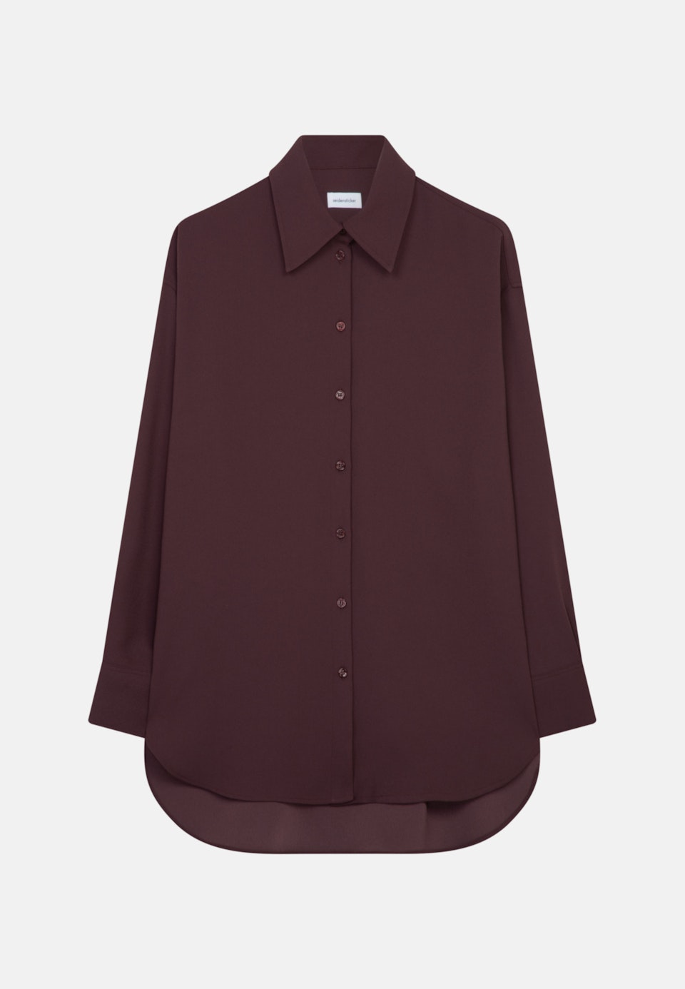 Krepp Longbluse in Rot | Seidensticker Onlineshop