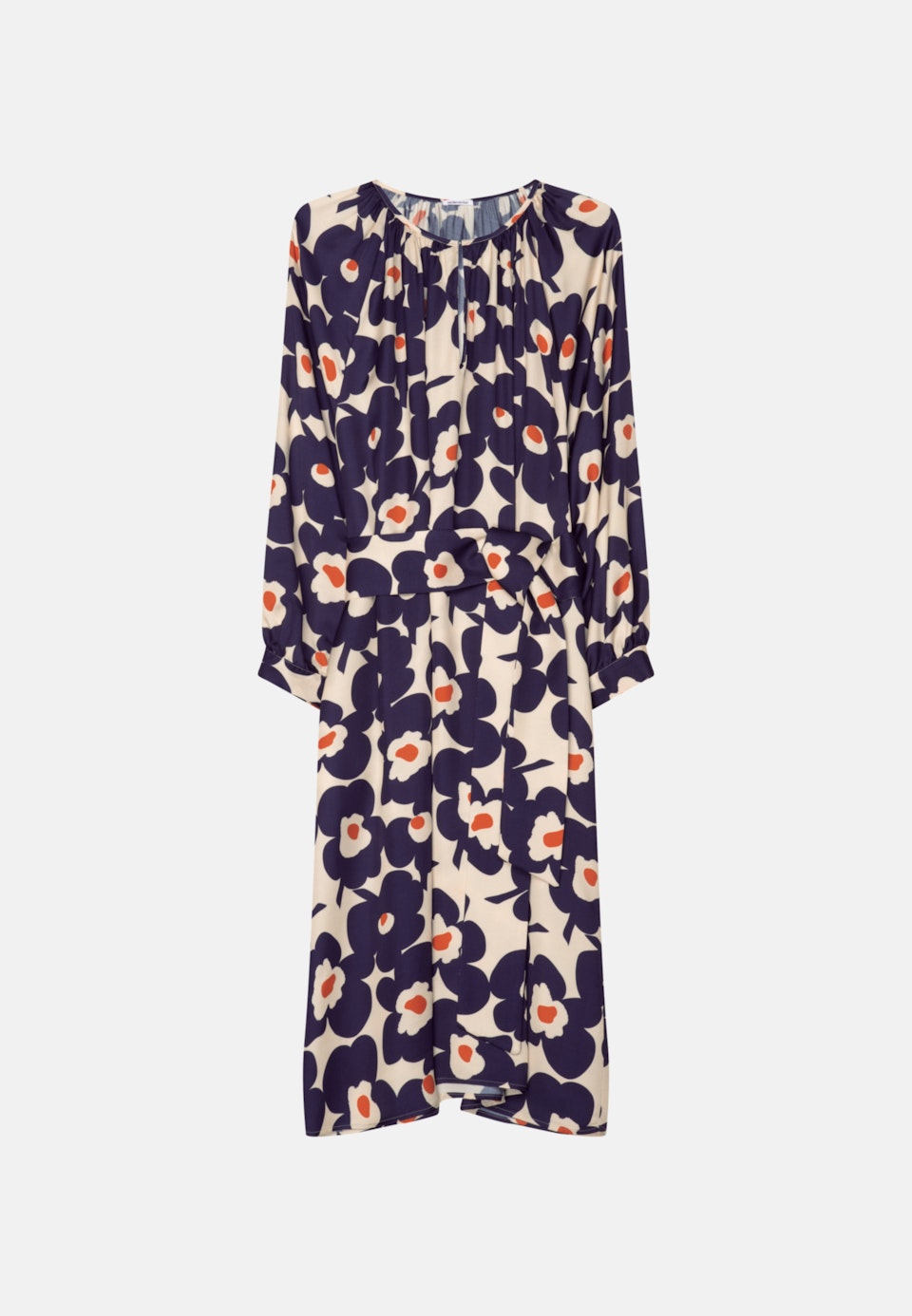 Satin Maxi Kleid in Ecru | Seidensticker Onlineshop