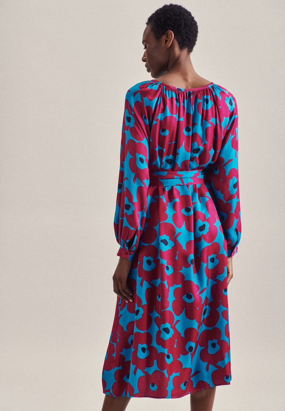 Satin Maxi Kleid in Rot | Seidensticker Onlineshop