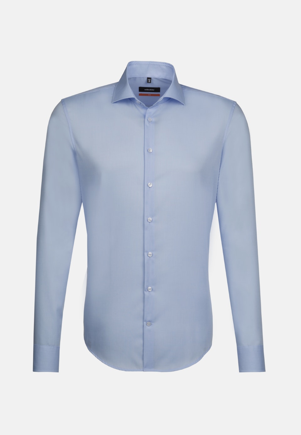 Non-iron Popeline Business Shirt in Slim with Kent-Collar in Light blue | Seidensticker Onlineshop