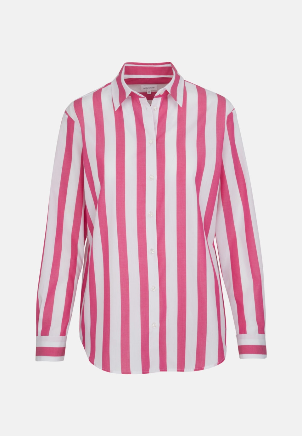 Satin Hemdbluse aus 100% Baumwolle in Rosa/Pink | Seidensticker Onlineshop