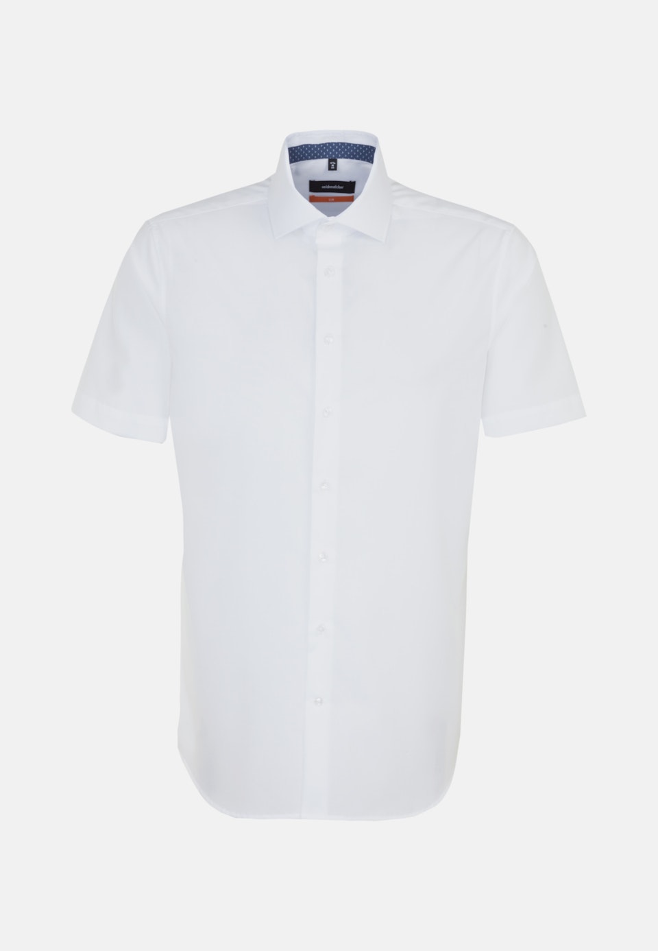 Non-iron Popeline Short sleeve Business Shirt in Slim with Kent-Collar in White | Seidensticker Onlineshop