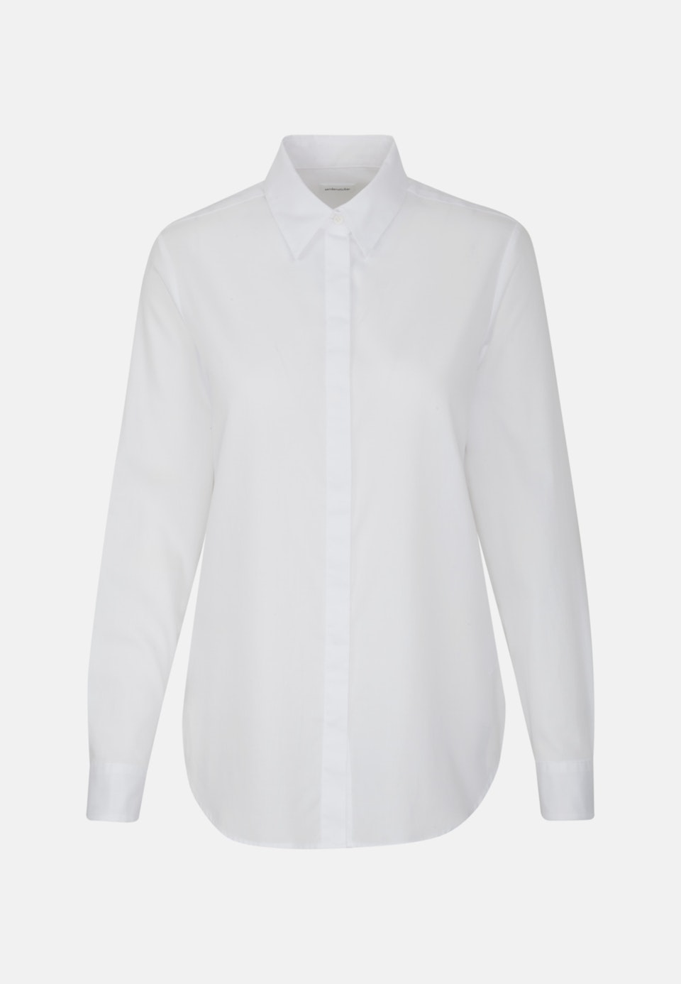 Satin Shirt Blouse made of 100% Cotton in White | Seidensticker Onlineshop